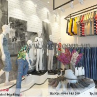 Thiết kế cửa hàng thời trang Kenvy Branded - Nguyễn Khang - Cầu Giấy